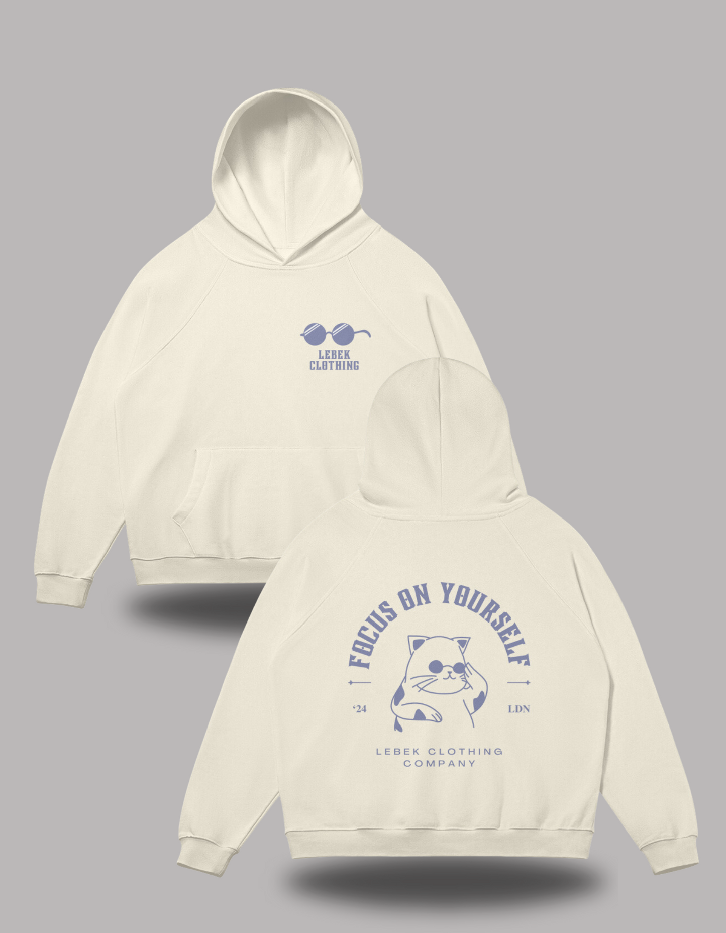 Cat Motivator Oversized Hoodie