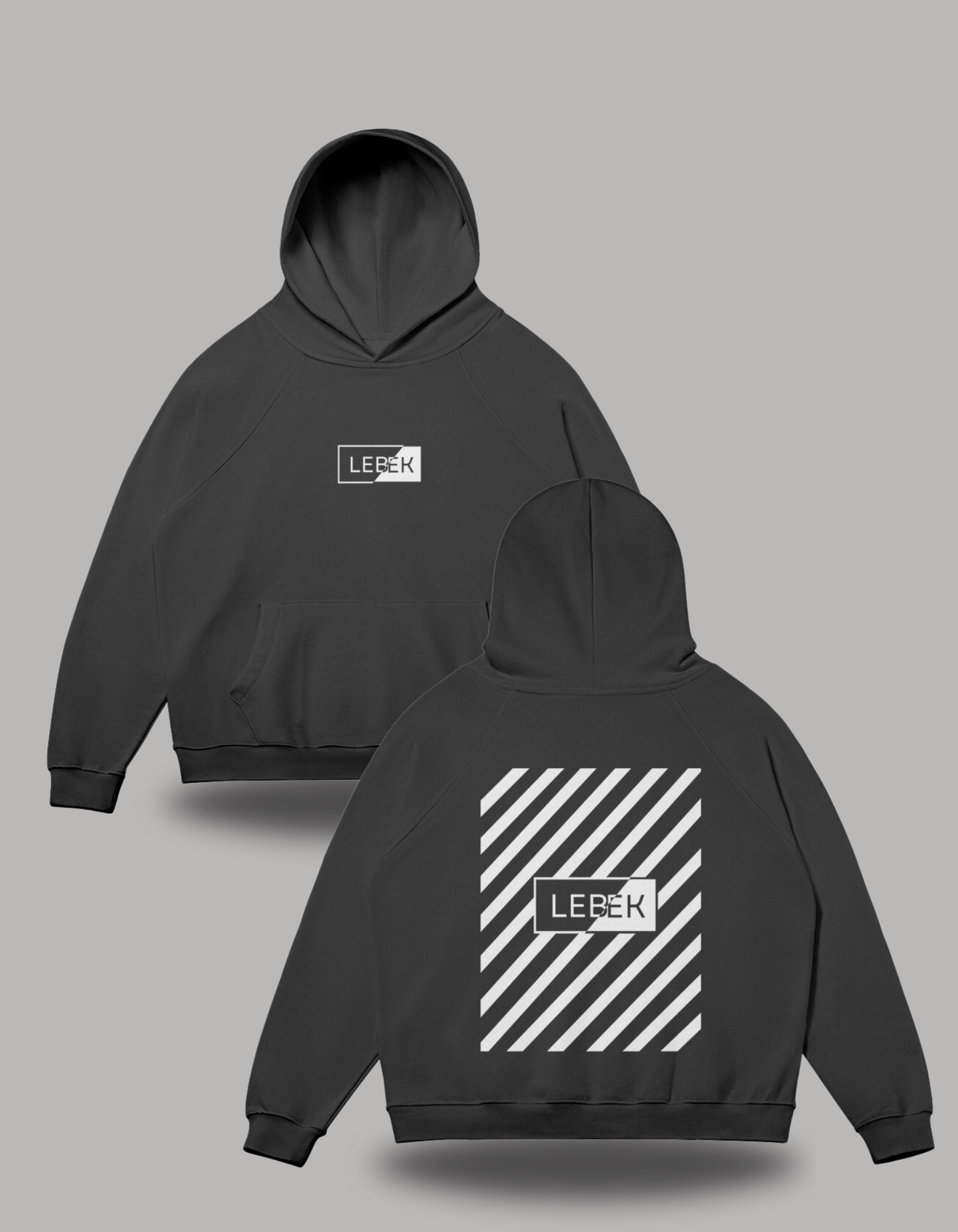 Stripe Oversized Hoodie