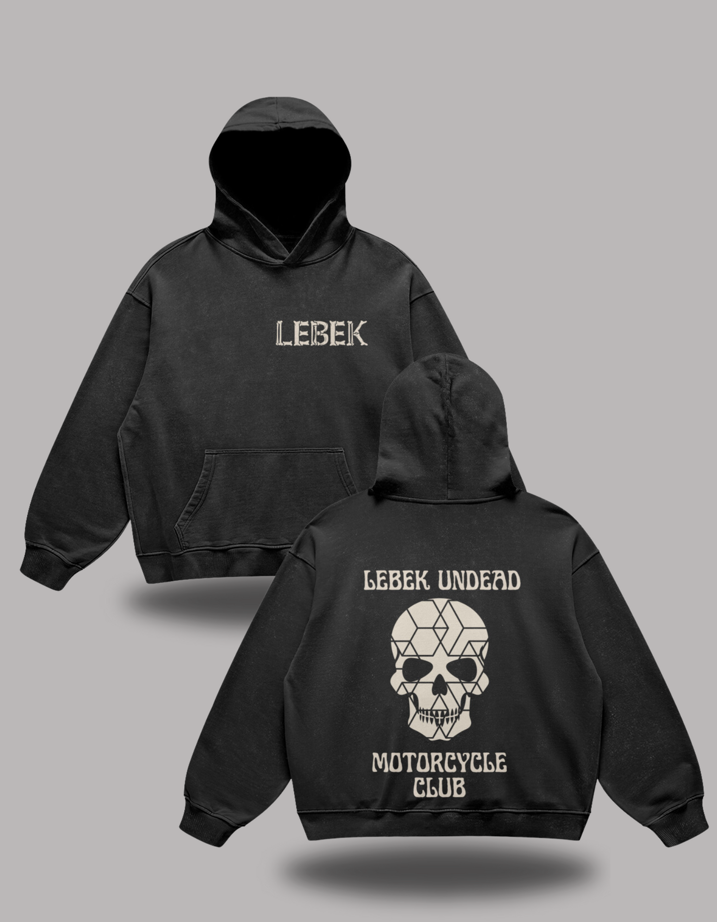 Lebek Undead MC Oversized Hoodie