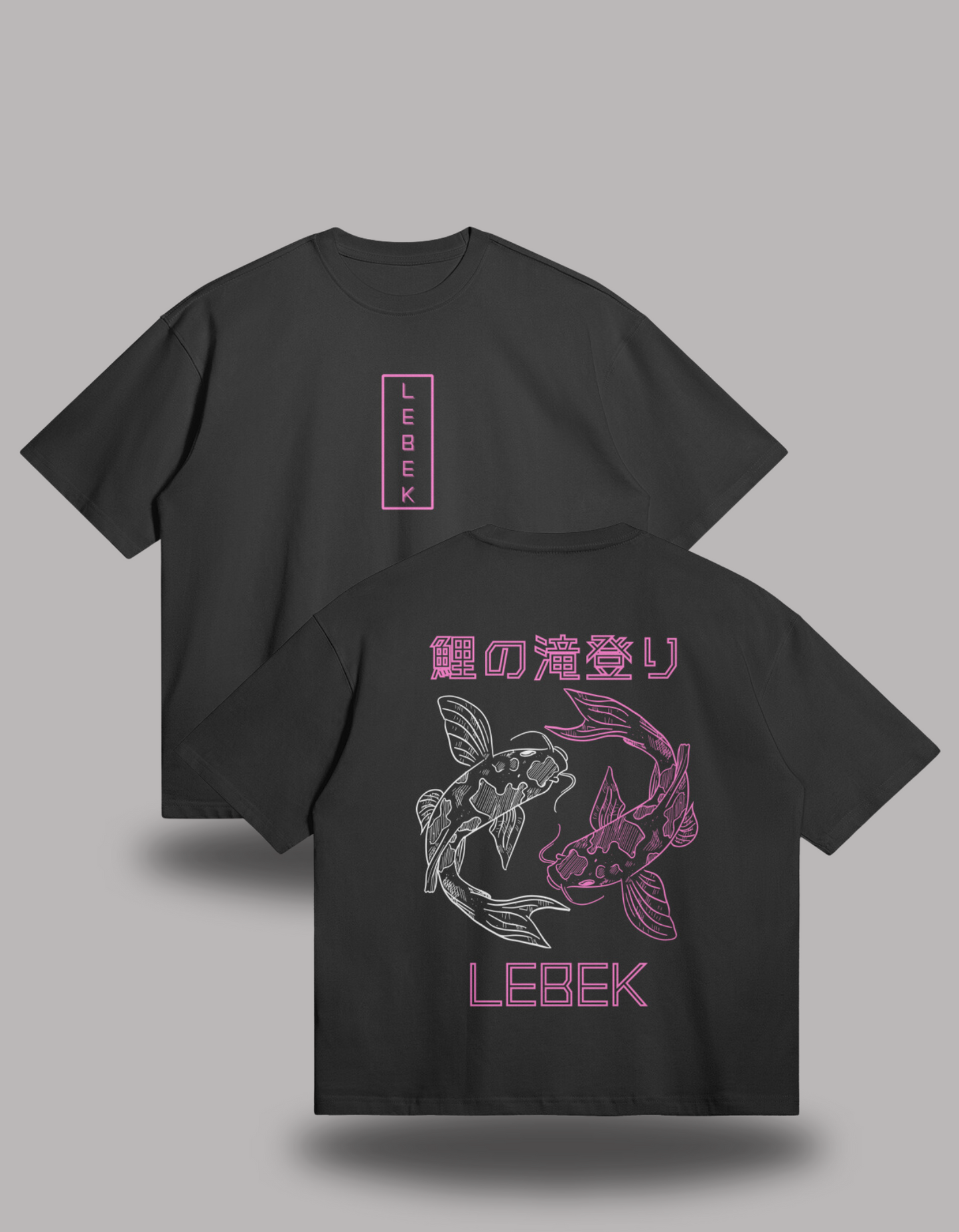 Neon Koi Oversized Tee