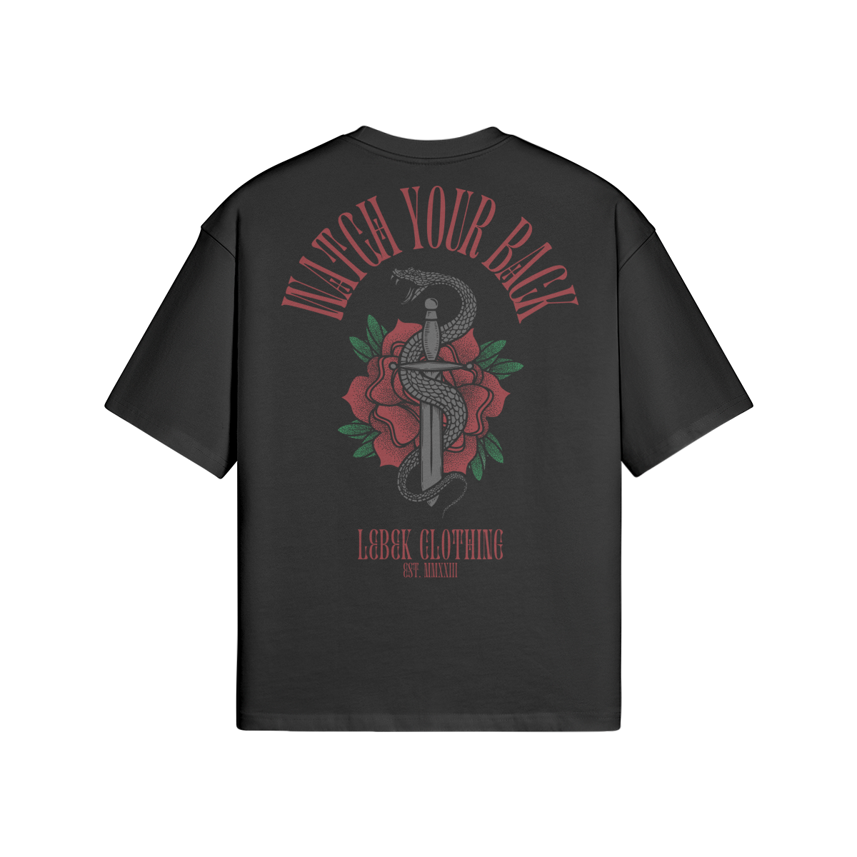 Watch Your Back Oversized Tee
