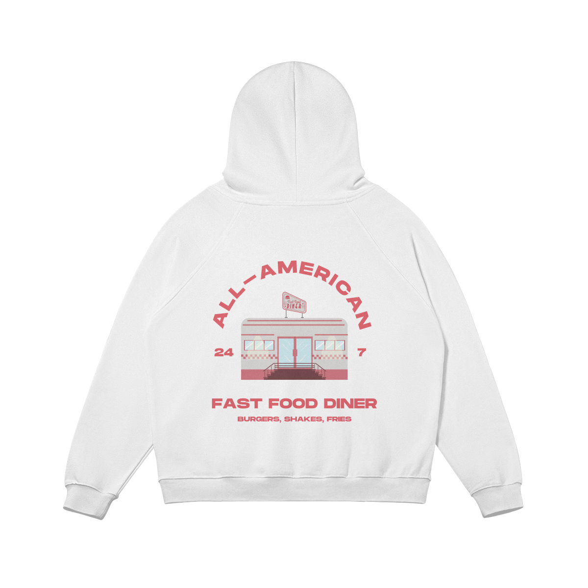 All-American Diner Oversized Hoodie