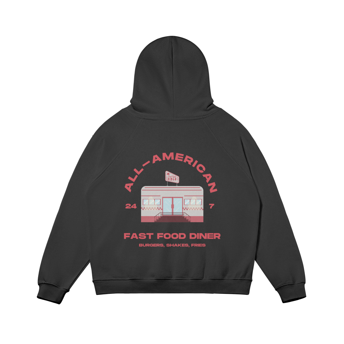 All-American Diner Oversized Hoodie