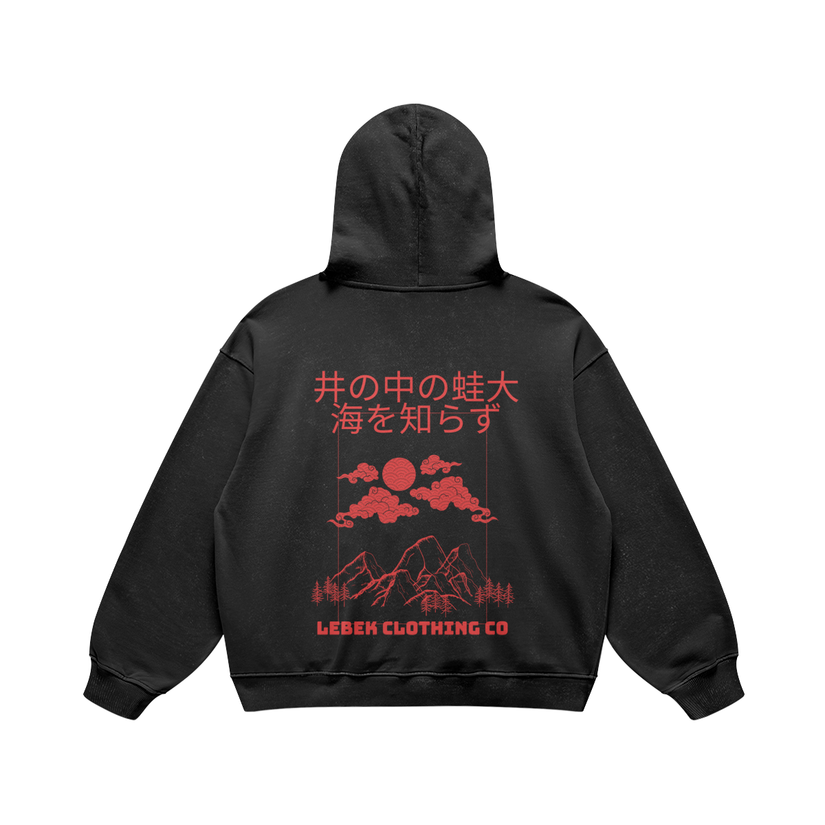 Japan Landscape Oversized Hoodie