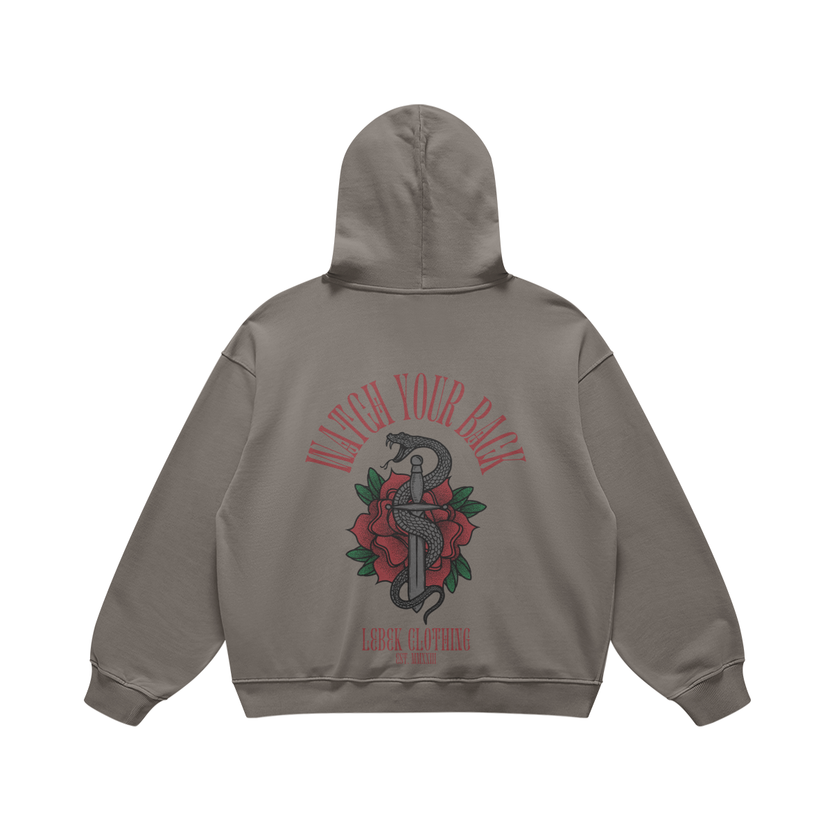 Watch Your Back Oversized Hoodie