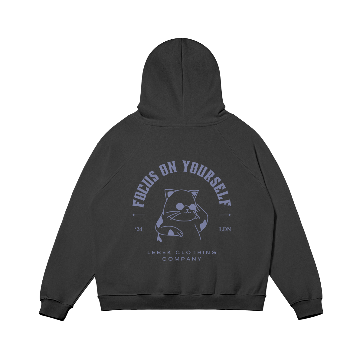 Cat Motivator Oversized Hoodie