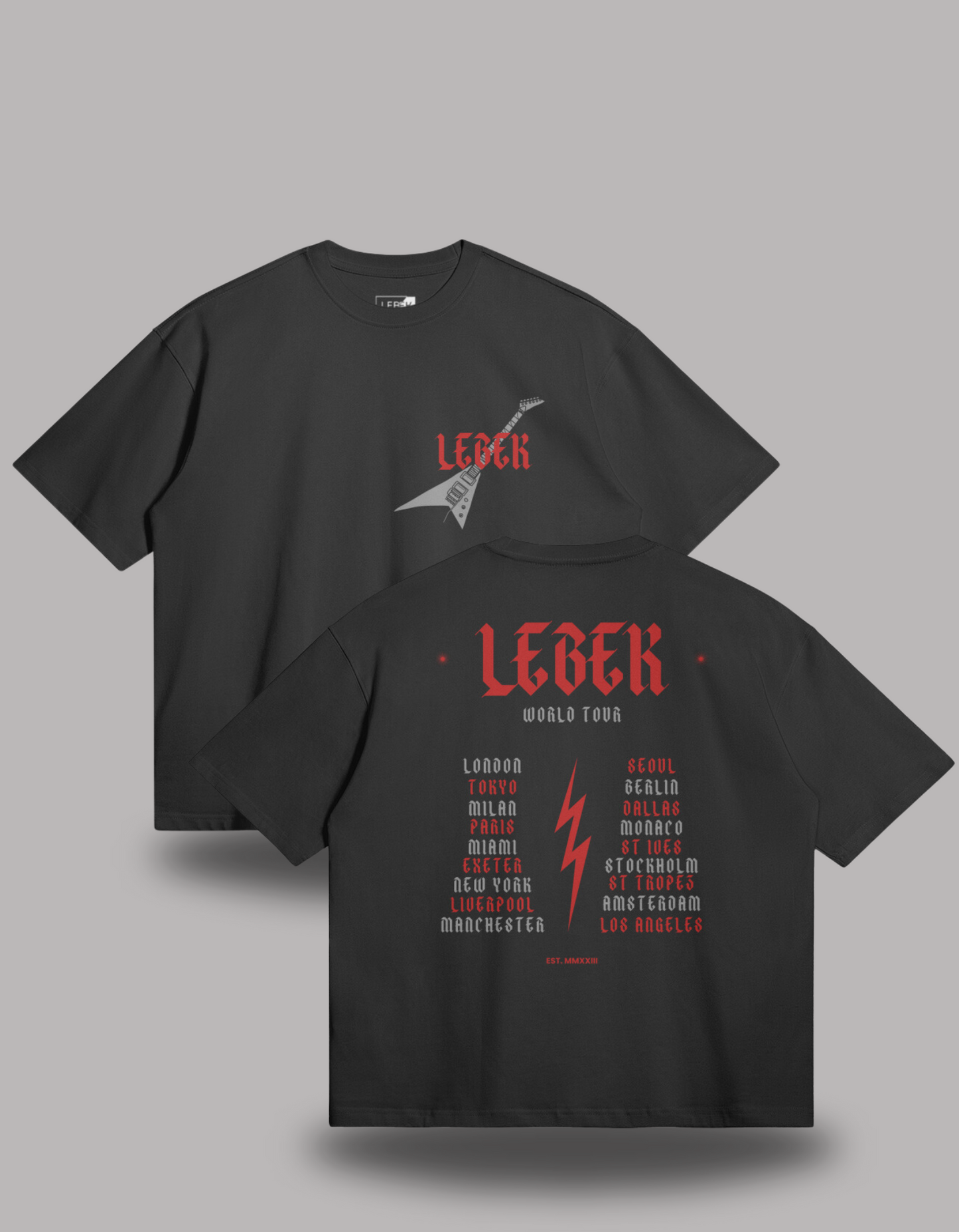 Lebek World Tour Oversized Tee