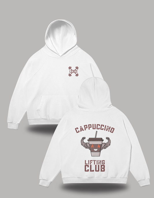 Cappuccino Lifting Club Oversized Hoodie