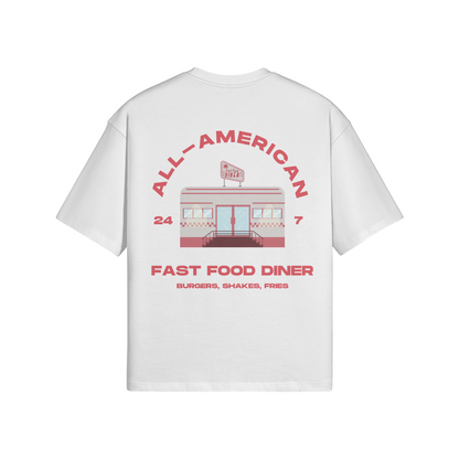 All-American Diner Oversized Tee