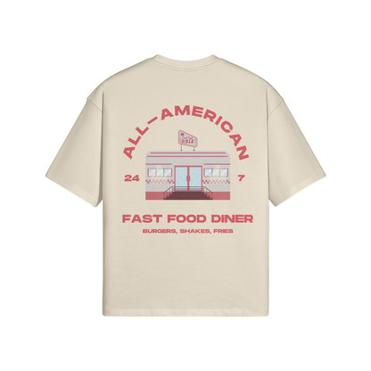 All-American Diner Oversized Tee