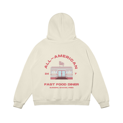 All-American Diner Oversized Hoodie