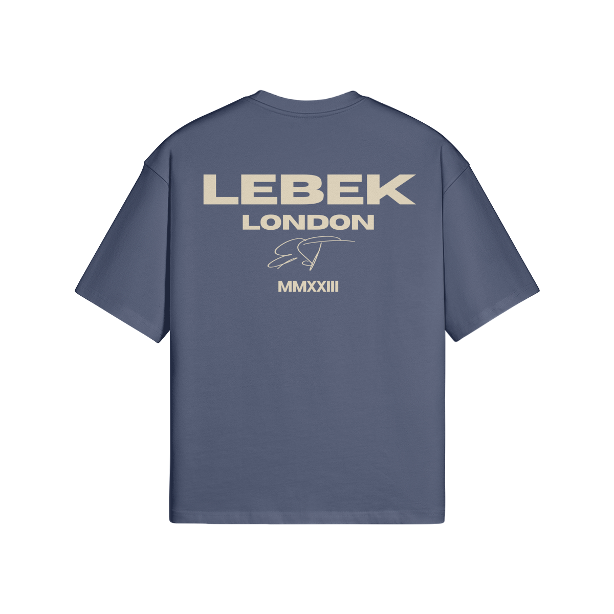 Lebek Script Oversized Tee