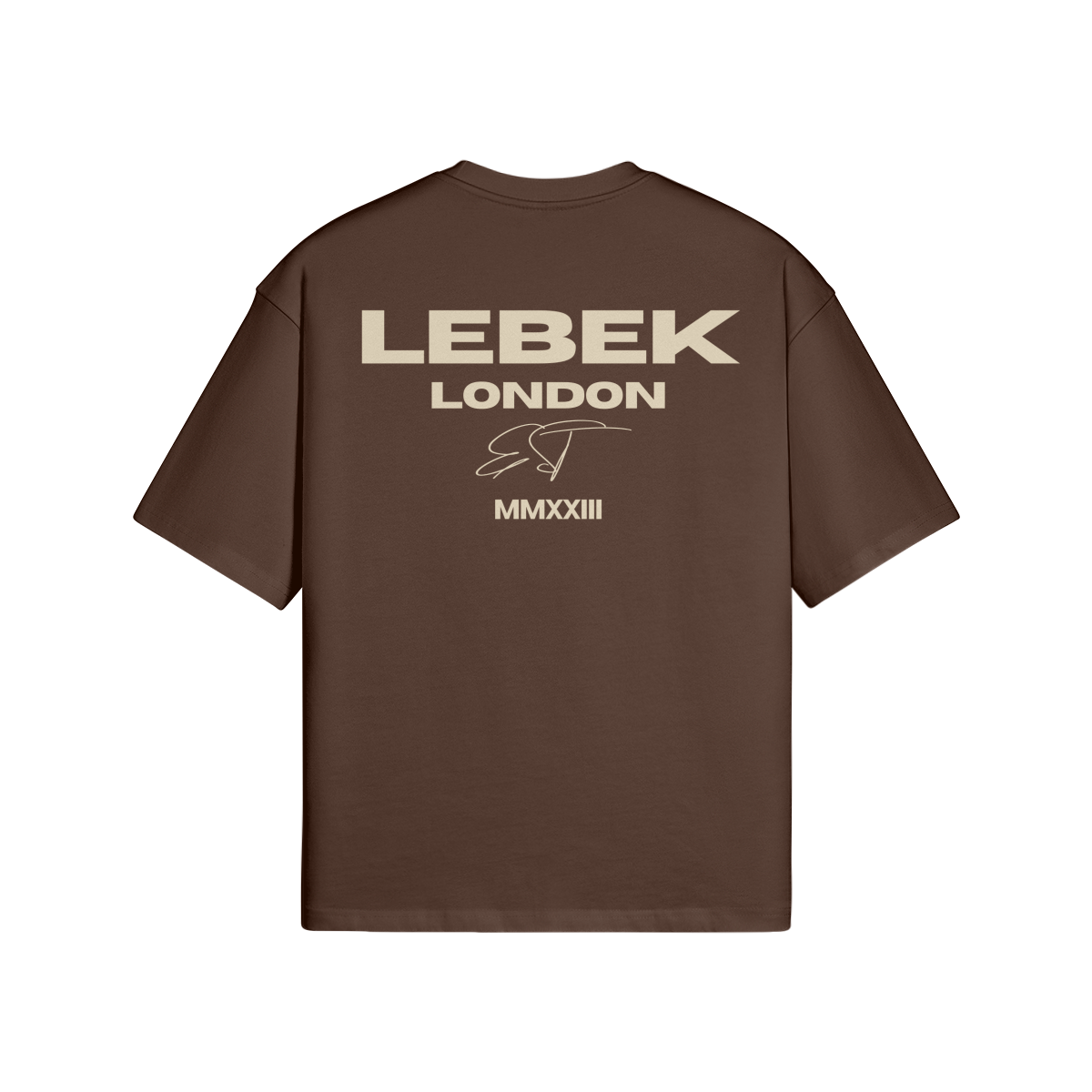 Lebek Script Oversized Tee